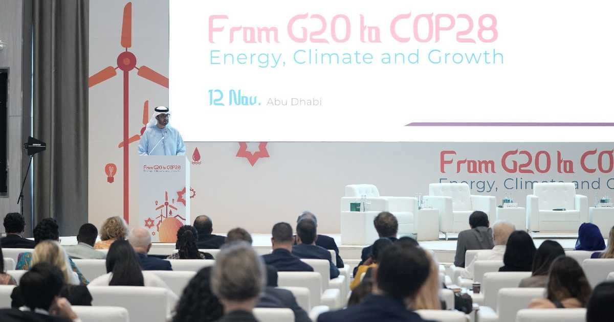 رئيس COP28 يشارك في ملتقى خاص لرئاسة مجموعة العشرين