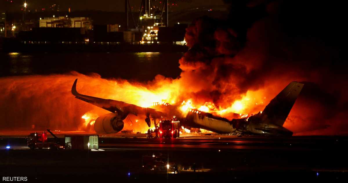 380 شخصا نجوا بأعجوبة.. ما سبب “كارثة مطار طوكيو”؟
