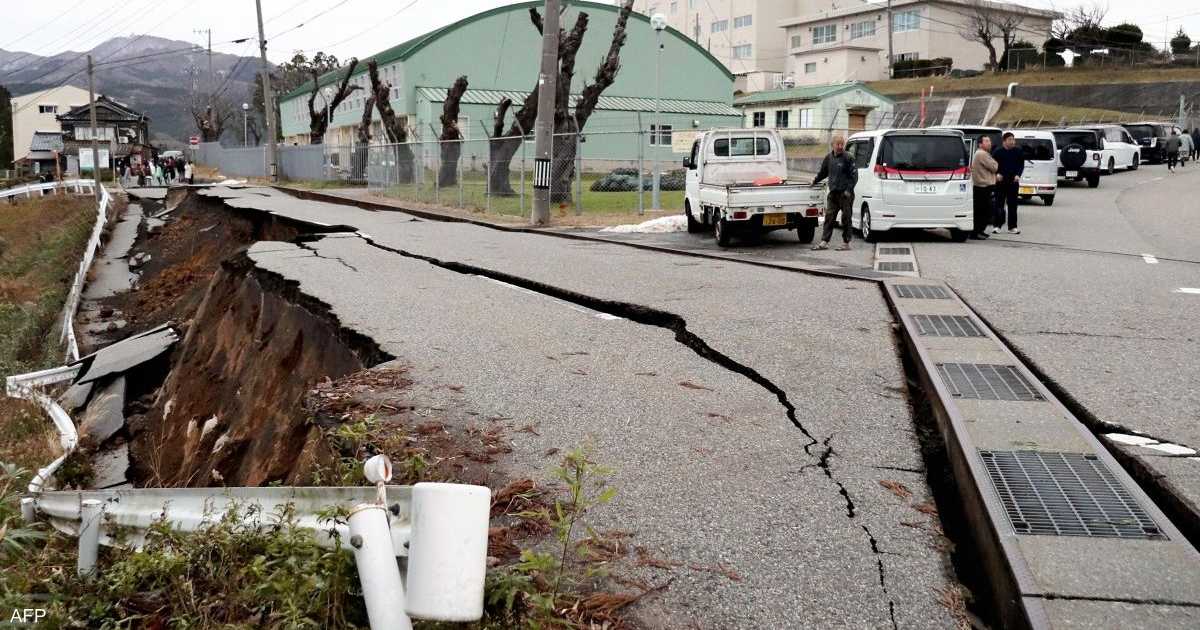 وسط اليابان تعرض لـ155 زلزالا منذ الاثنين
