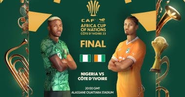 هذه قائمة القنوات الناقلة لنهائي كأس أمم أفريقيا بين نيجيريا وكوت ديفوار